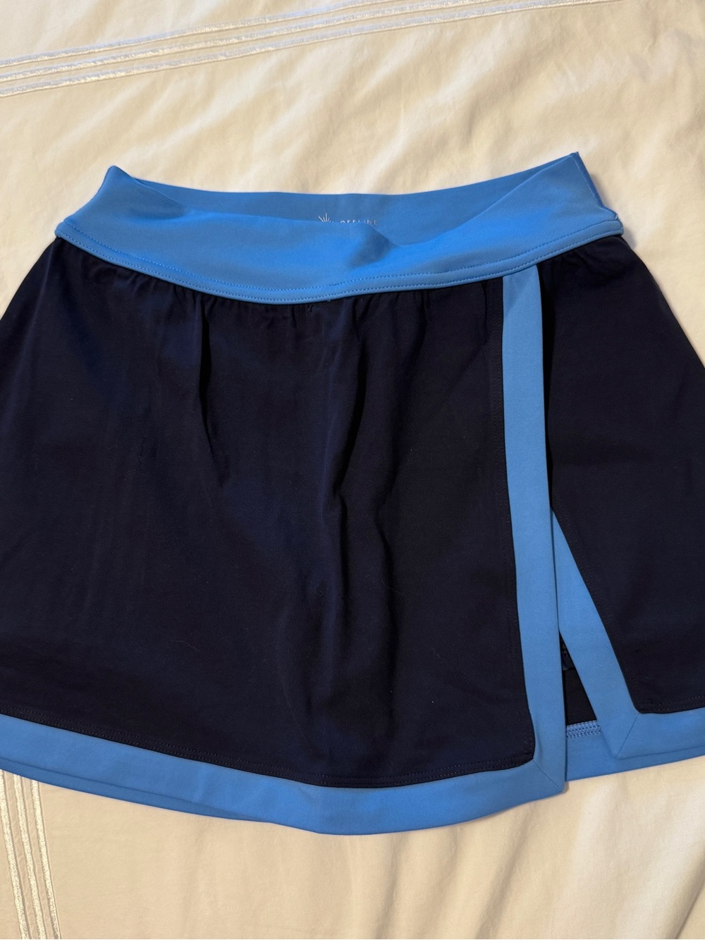 aerie Navy and Sky Blue Athletic Skirt